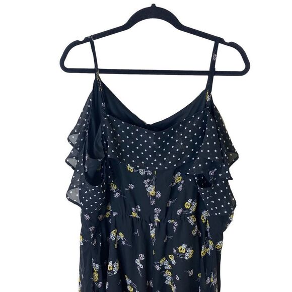 🎉Maurice’s Floral Cold Shoulder Polkadot Top Dress Sz 2X - Picture 6 of 9
